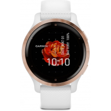 Смарт-годинник Garmin VENU 2S Rose Gold Bezel with White Case and Silicone Band (010-02429-13/03)