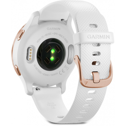 Смарт-годинник Garmin VENU 2S Rose Gold Bezel with White Case and Silicone Band (010-02429-13/03) Купити в Україні