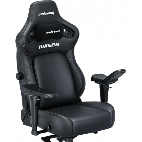 Крісло ігрове Anda Seat Kaiser 4 Black PVC Size L Купити в Україні