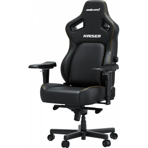 Крісло ігрове Anda Seat Kaiser 4 Black PVC Size L Купити в Україні