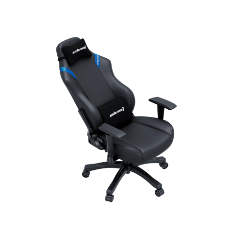 Крісло ігрове Anda Seat Luna Color Size L Black/Blue PVC (AD18-48-BS-PV) Купити в Україні