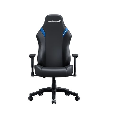 Крісло ігрове Anda Seat Luna Color Size L Black/Blue PVC (AD18-48-BS-PV) Купити в Україні