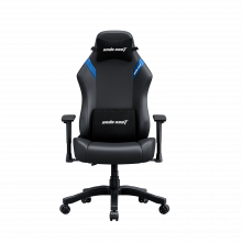 Крісло ігрове Anda Seat Luna Color Size L Black/Blue PVC (AD18-48-BS-PV)
