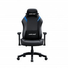 Крісло ігрове Anda Seat Luna Color Size L Black/Blue PVC (AD18-48-BS-PV)