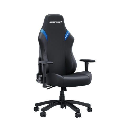 Крісло ігрове Anda Seat Luna Color Size L Black/Blue PVC (AD18-48-BS-PV) Купити в Україні