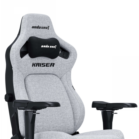 Крісло ігрове Anda Seat Kaiser 4 Grey Fabric Size XL (AD12YDDC-XLL-20-G-CF) Купити в Україні