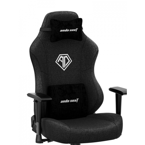 Крісло ігрове Anda Seat Phantom 3 Black Fabric Size L (AD18Y-06-B-F) Купити в Україні
