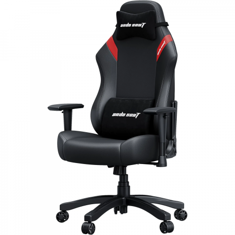 Крісло ігрове Anda Seat Luna Black/Red Size L (AD18-44-BR-PV) Купити в Україні