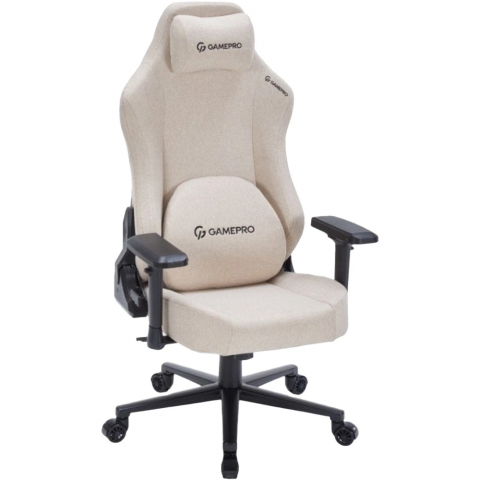 Крісло ігрове GamePro FGC750G Fabric Beige Купити в Україні