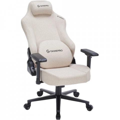 Крісло ігрове GamePro FGC750G Fabric Beige Купити в Україні