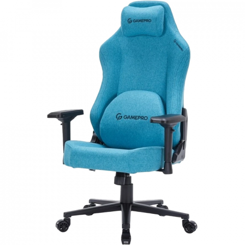 Крісло ігрове GamePro FGC750LB Fabric Light Blue Купити в Україні