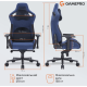 Крісло ігрове Gamepro GC900DB Fabric Dark Blue Купити в Україні