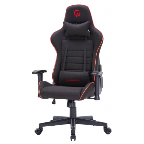 Крісло ігрове Gamepro GC575FB Fabric Black&Red Купити в Україні