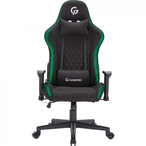 Крісло ігрове Gamepro GC700FB RGB Fabric Black Купити в Україні