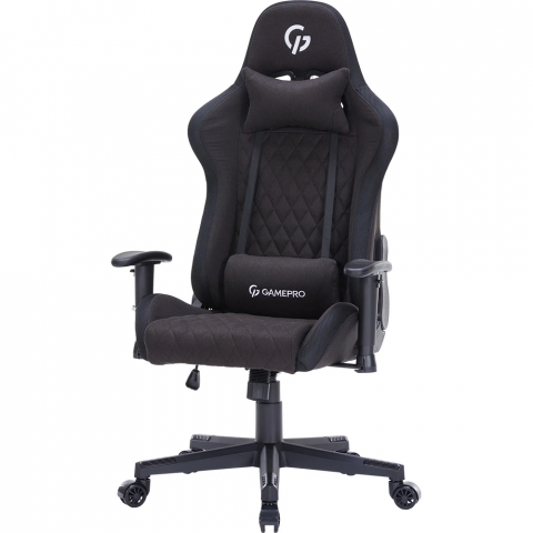 Крісло ігрове Gamepro GC700FB RGB Fabric Black Купити в Україні