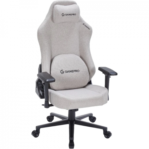 Крісло ігрове GamePro FGC750LG Fabric Light Gray Купити в Україні