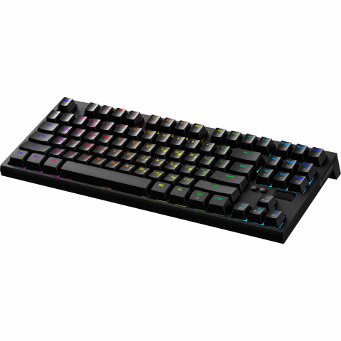 Дротова механічна клавіатура GamePro MK180B (Red) з Hot-Swap RGB Black Купити в Україні