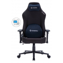 Крісло ігрове GamePro FGC750B Fabric Black