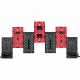 Настінна дошка-органайзер Officepro WO1080B Black/Red Купити в Україні