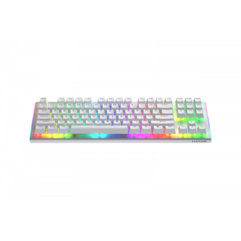 Клавіатура механічна HATOR Gravity X TKL orange (HTK551) white, US Layout Купити в Україні
