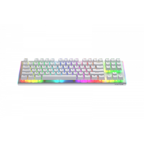 Клавіатура механічна HATOR Gravity X TKL orange (HTK551) white, US Layout Купити в Україні
