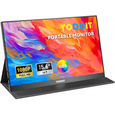 Портативний монітор Yodoit 15,6" 1920 × 1080 USB Type C (PTM15) Black