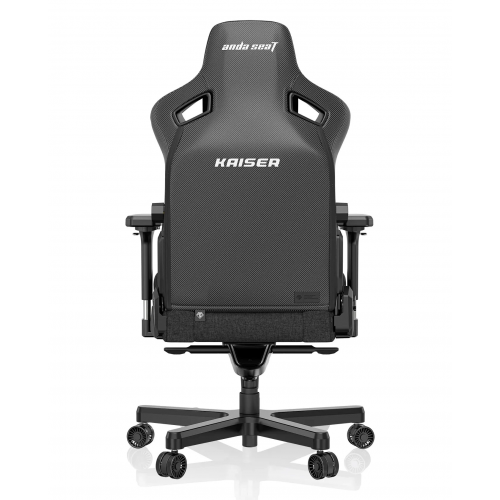 Крісло ігрове Anda Seat Kaiser 3 Black Fabric Size XL Купити в Україні