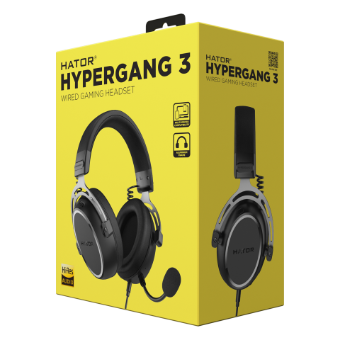 Ігрова гарнітура HATOR HYPERGANG 3 Hi-Res (ESH05) black Купити в Україні