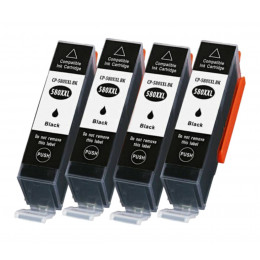 Набір картриджів LeciRoba C580XXL Pack BKx4
