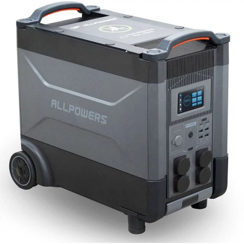 Зарядна станція Allpowers R4000 3600Wh 4000W Portable Power Station LiFePO4 (AP-SS-011-BLA-EU) Купити в Україні