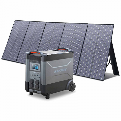Зарядна станція Allpowers R4000 3600Wh 4000W Portable Power Station LiFePO4 (AP-SS-011-BLA-EU) Купити в Україні