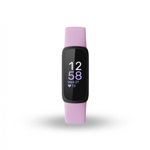 Фітнес-браслет Fitbit Inspire 3 Black/Lilac Bliss (FB424BKLV) Купити в Україні