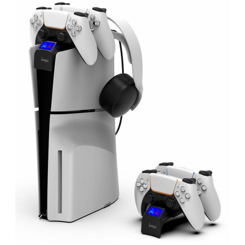 Зарядна станція для геймпадів DualSense PS5 iPega PG-P5S016 Sony PlayStation 5 Slim