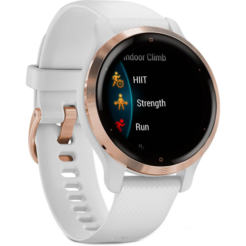 Смарт-годинник Garmin VENU 2S Rose Gold Bezel with White Case and Silicone Band (010-02429-13/03) Купити в Україні