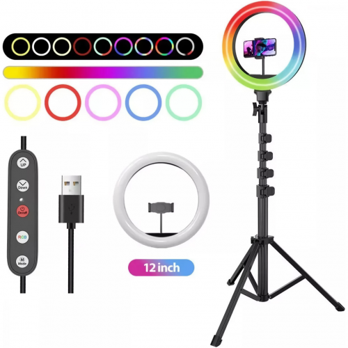 Кільцева лампа LED Lamp Proove Halo (12inch) RGB (PLRL12100401) Купити в Україні
