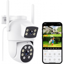 Камера відеоспостереження Reobiux A9Q 2.5K/6MP WiFi Outdoor