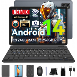 Планшет BESTTAB A20 10.1" 24/256 GB Android 14 Tablet & Octa-Core CPU Grey (комплект)