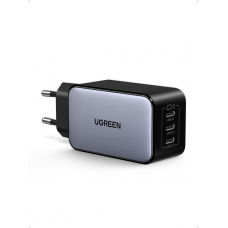 Зарядний пристрій для телефонів UGREEN X556 Nexode 3-Port Type C Charger GaNInfinity 65W Grey (35529)