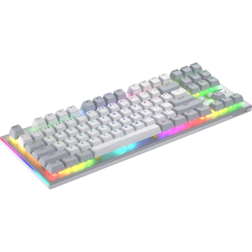 Клавіатура механічна HATOR Gravity TKL orange (HTK561) white, US Layout Купити в Україні