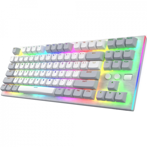 Клавіатура механічна HATOR Gravity TKL orange (HTK561) white, US Layout Купити в Україні