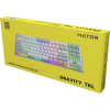 Клавіатура механічна HATOR Gravity TKL orange (HTK561) white, US Layout Купити в Україні