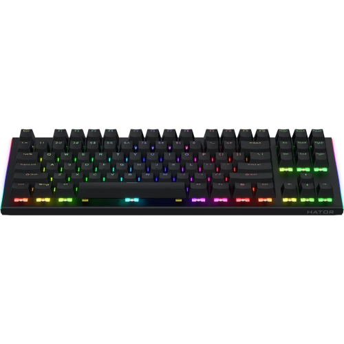 Клавіатура механічна HATOR Gravity X TKL orange (HTK550) black, US Layout Купити в Україні