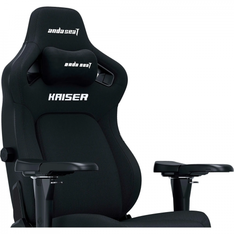 Крісло ігрове Anda Seat Kaiser 4 Black Fabric Size XL Купити в Україні