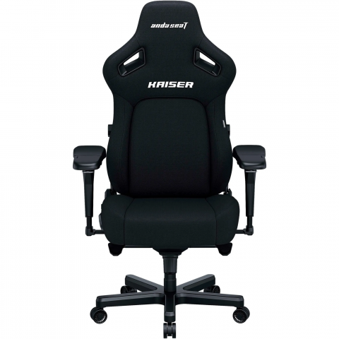 Крісло ігрове Anda Seat Kaiser 4 Black Fabric Size XL Купити в Україні