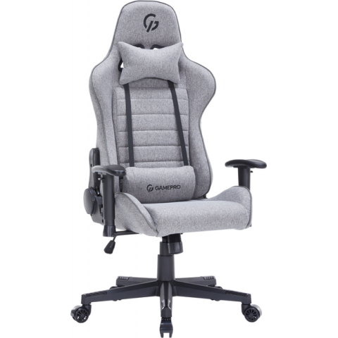 Крісло ігрове Gamepro GC575FB Fabric Gray (GC575FG) Купити в Україні