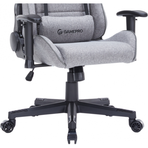 Крісло ігрове Gamepro GC575FB Fabric Gray (GC575FG) Купити в Україні
