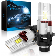 Світлодіодні лампи Sycreek 2024 D4S D4R LED Car Canbus Anti-error, 110W 28,000LM 6000K Xenon White