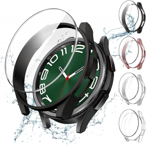 Набір JETech 4+4 для Samsung Galaxy Watch 6 Classic 47mm (скло та чохол) Купити в Україні