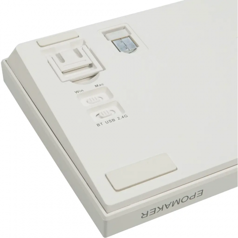 Клавіатура механічна бездротова EPOMAKER AK820 Pro Flying Fish White (AK820-PRO-W-FF) Купити в Україні