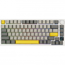 Клавіатура механічна бездротова EPOMAKER AK820 Pro Flying Fish White (AK820-PRO-W-FF)